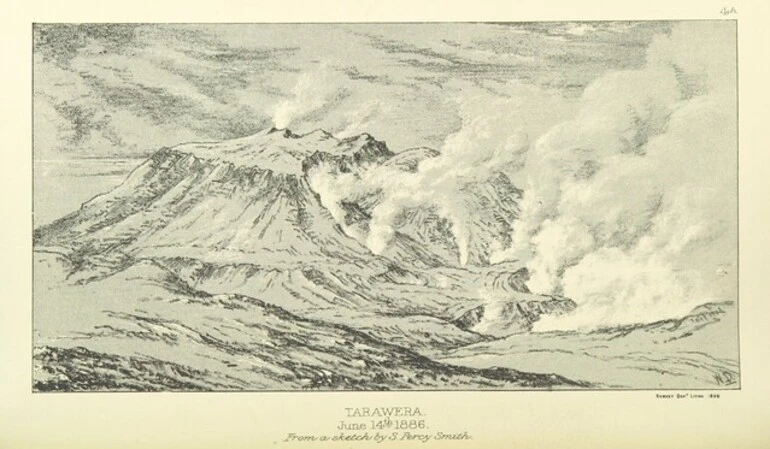 Image: British Library digitised image from page 74 of "The Eruption of Tarawera: a report to the Surveyor General [With illustrations.]"