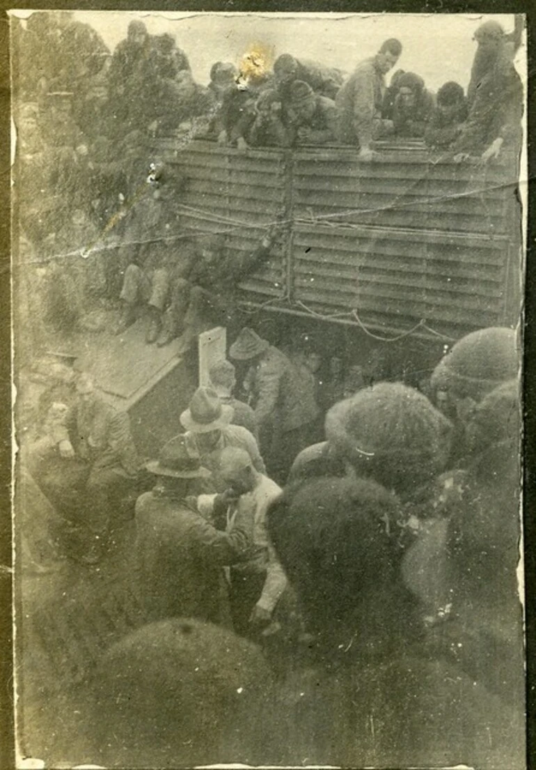 Image: Forced dressing of Conscientious Objectors into uniform