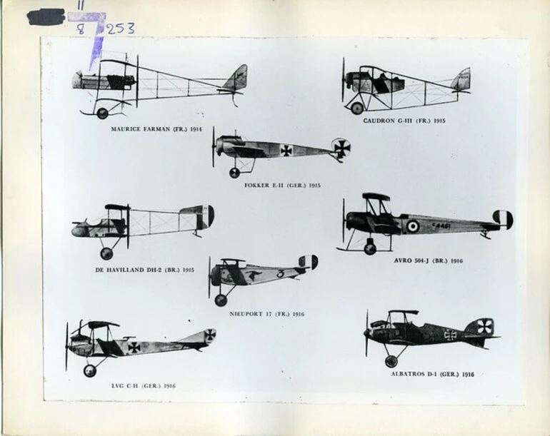 Image: World War I Aeroplanes