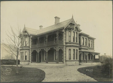 Image: Dr Allan's House, Gordon Road, Mosgiel, 1906