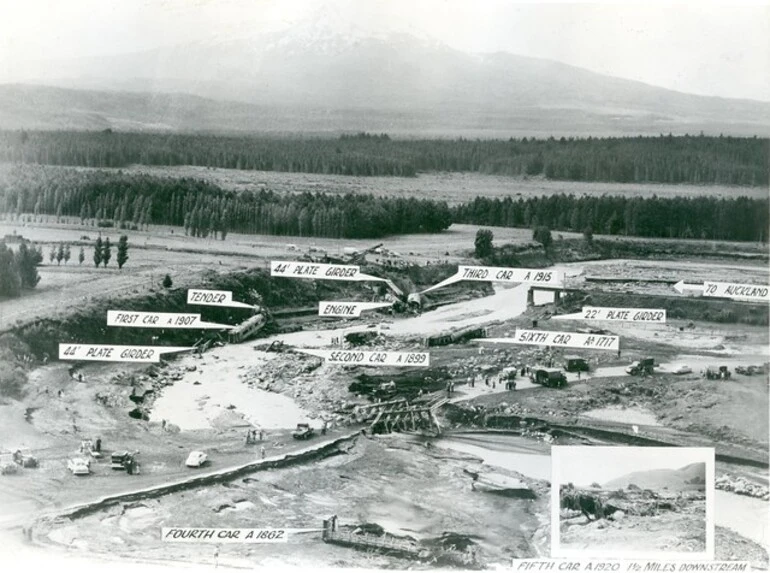 Image: In remembrance of the Tangiwai disaster, 60 years ago on 24 December 1953.