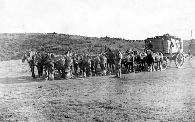 Image: Rotor en route to Lawrence to Waipori Falls - No 1 Station 1929