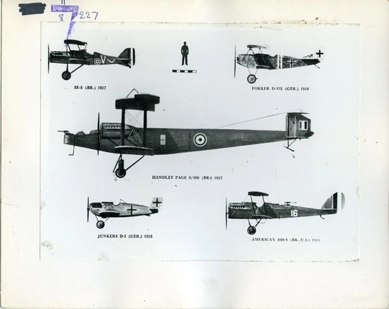 Image: Aeroplanes of World War I