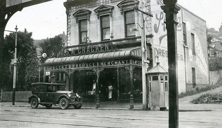 Image: McCracken's Shop, Main South Road, Caversham 1928