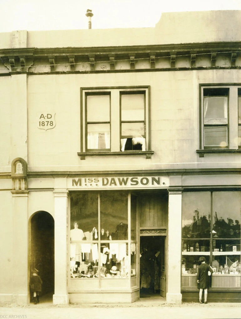 Image: Hanover Street - Miss Dawson's Shop, 1927