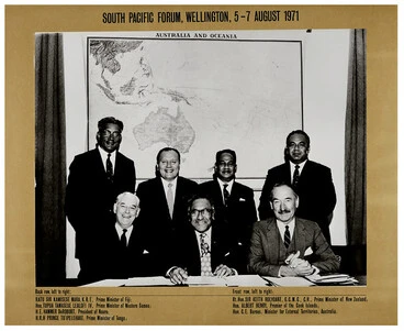Image: South Pacific Forum, August 5, 1971, Wellington