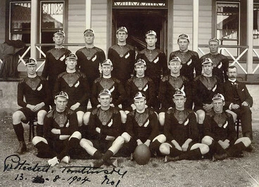 1904 All Blacks team to face British Lions Image: 1904 All Blacks team to face British Lions