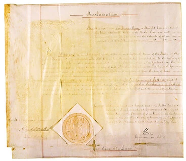 New Zealand Constitution Act 1852 Image: New Zealand Constitution Act 1852