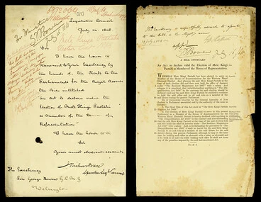 Image: Mete Kingi Paetahi Election Act 1868