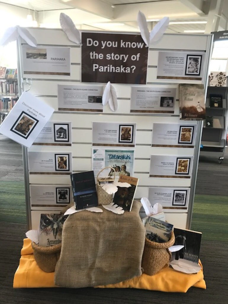 Image: Parihaka display, Te Hāpua: Halswell Centre