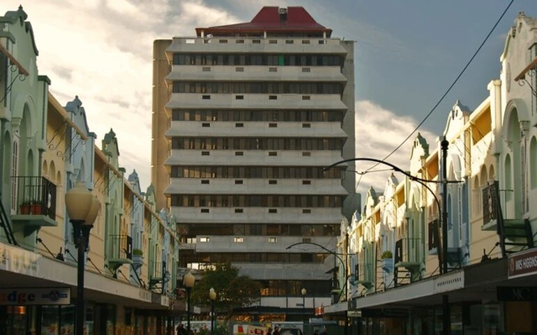 Image: Christchurch: looking down New Regent Street (1)