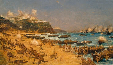 Image: Landing at Gallipoli