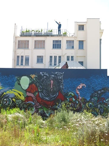Image: Big walls - RISE street art on Tuam Street