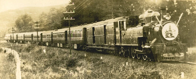 Image: On Royal Train, Summit to Wellington. Duke of Gloucester visit, 1934-1935