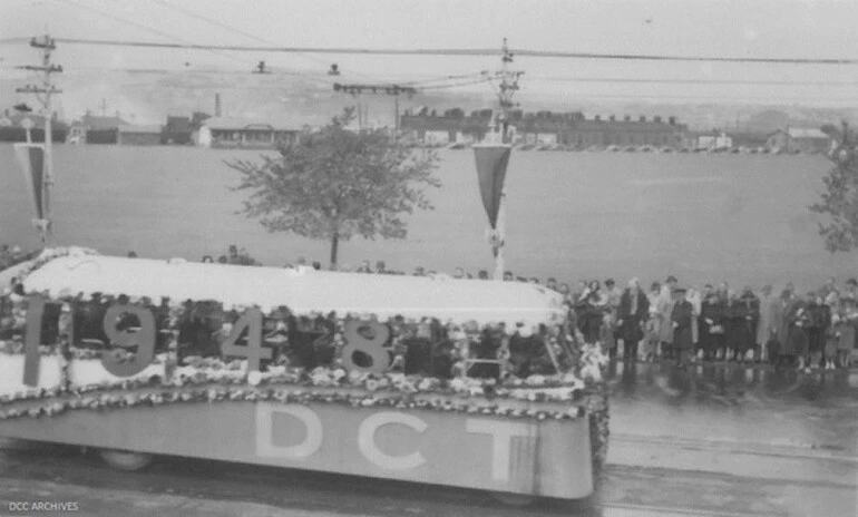 Image: Cavalcade of Progress Parade - DCC Transport Department Float 1948