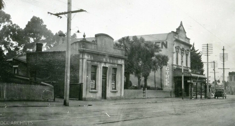 Image: Shops on Main South Road, Caversham,1928
