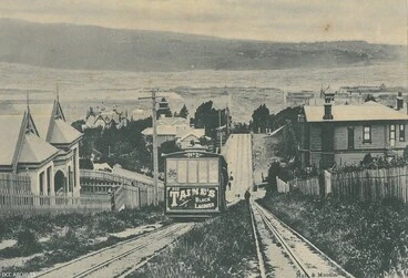 Image: Looking down Cable Tram Line from High Street, Roslyn