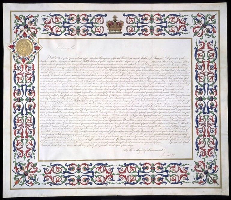 Image: Appointment of William Hobson as Lieutenant Governor, 1839