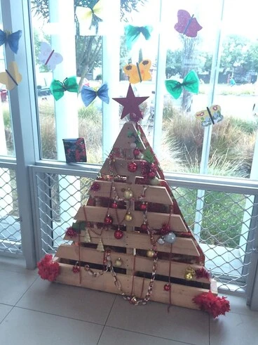 Image: Pallet Christmas tree