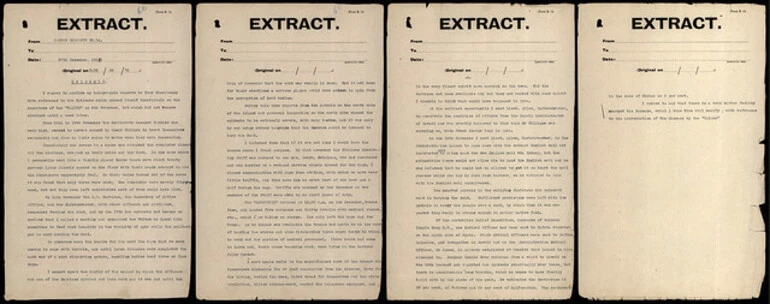 Image: Outbreak of Influenza - Samoa, 1918.