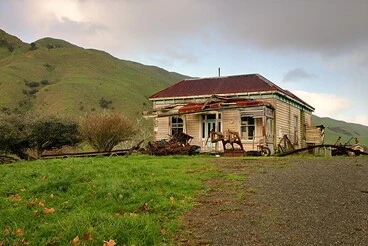 Image: Old house, Te Anga, Waikato, New Zealand