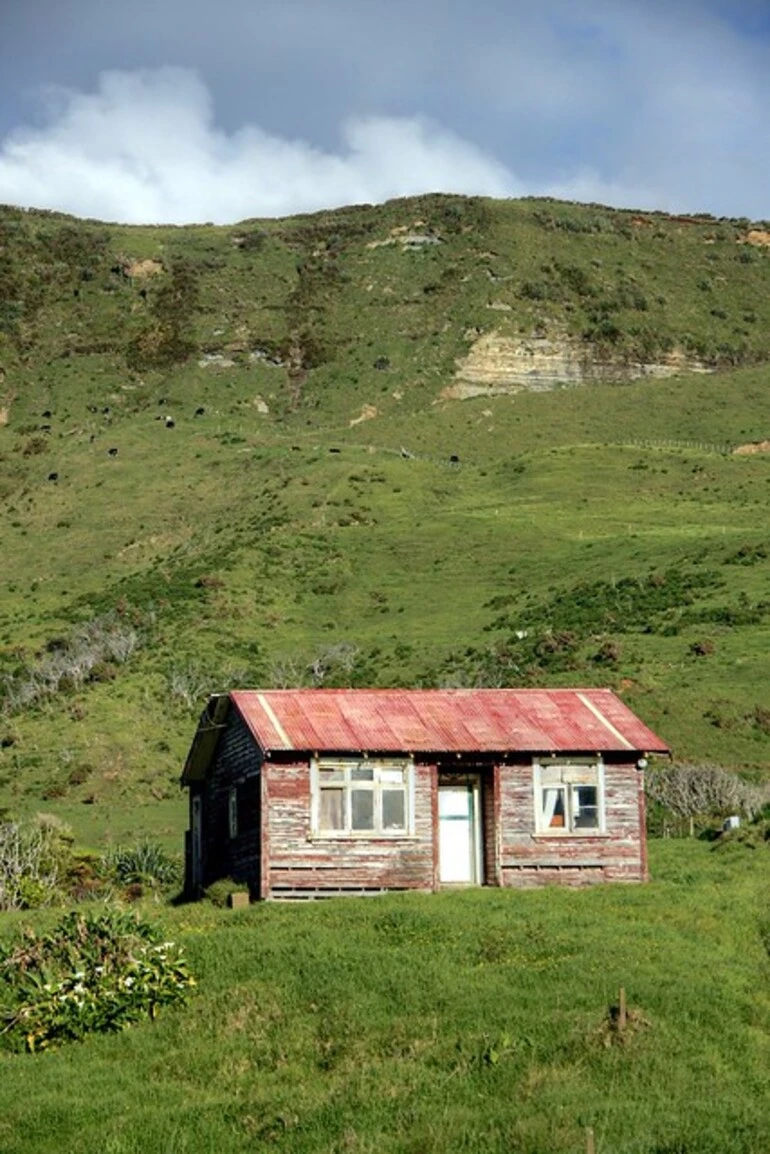 Image: Old house, Mokau, Waikato, New Zealand