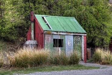 Image: Old house/hut, Porters Pass, Canterbury, New Zealand