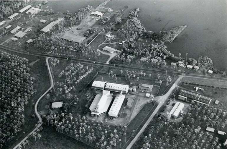 Image: WESTERN SAMOA: Aerial view of Copra Mill
