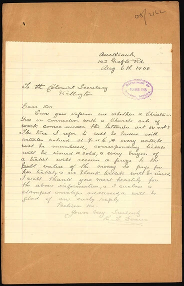 Image: enquiry about a Christmas tree