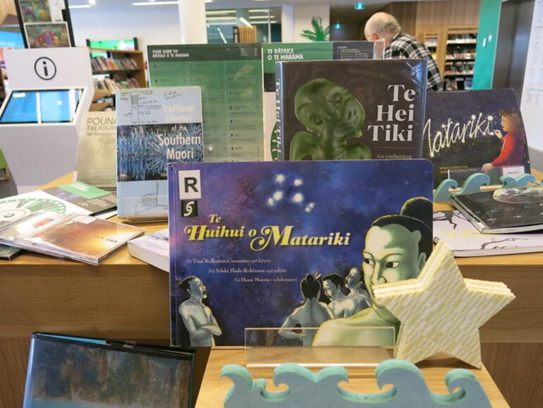 Image: Matariki display at Tūranga