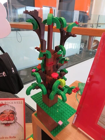 Image: Lego Christmas tree, Tūranga