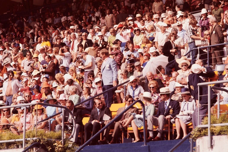 Image: Royalty at the 1974 Commonwealth Games