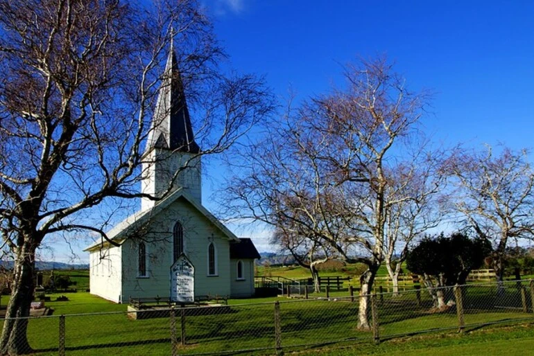 Image: Old historic church, Rangiaowhia, Waikato, New Zealand