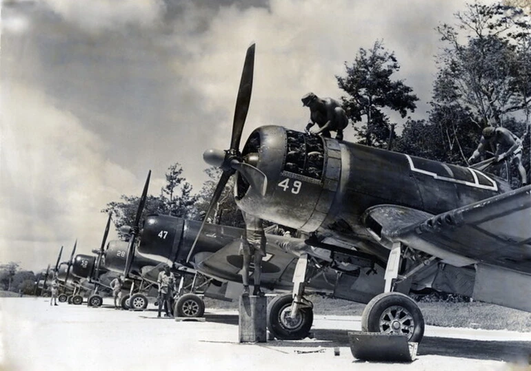 Image: Royal New Zealand Air Force in Pacific Islands, World War II,1939 - 1945