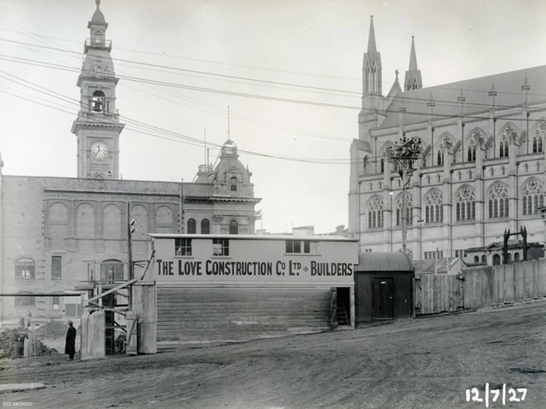Image: Onsite Offices for Love Construction Co Ltd Builders - Dunedin Town Hall