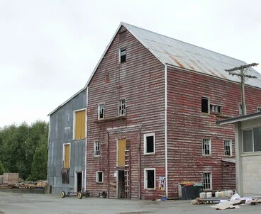 Image: Old abandoned flour mill, Winchester, Canterbury, NZ