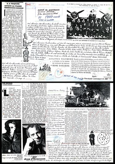 Pacific Nuclear Testing: a French letter to the NZ Embassy in Paris Image: Pacific Nuclear Testing: a French letter to the NZ Embassy in Paris
