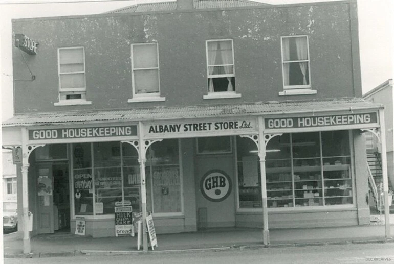 Image: 70-72 Albany Street shop 1973
