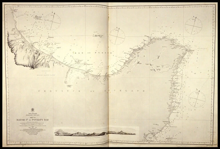 Image: Bay of Plenty & East Coast Chart, 1853