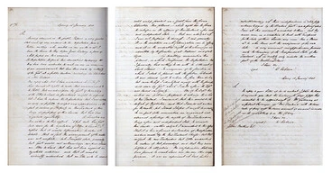 Image: Correspondence from William Hobson to George Gipps, January 1840