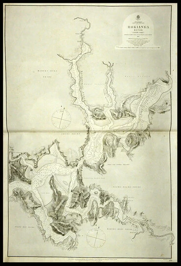 Image: Chart of the Upper Hokianga, 1851