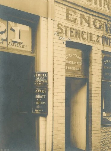 Image: Mr Swan's Shop, Bath Street, 1928