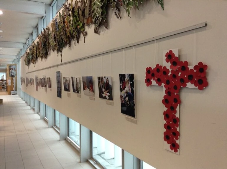 Image: Rannerdale Veterans' Home Display at Upper Riccarton Library