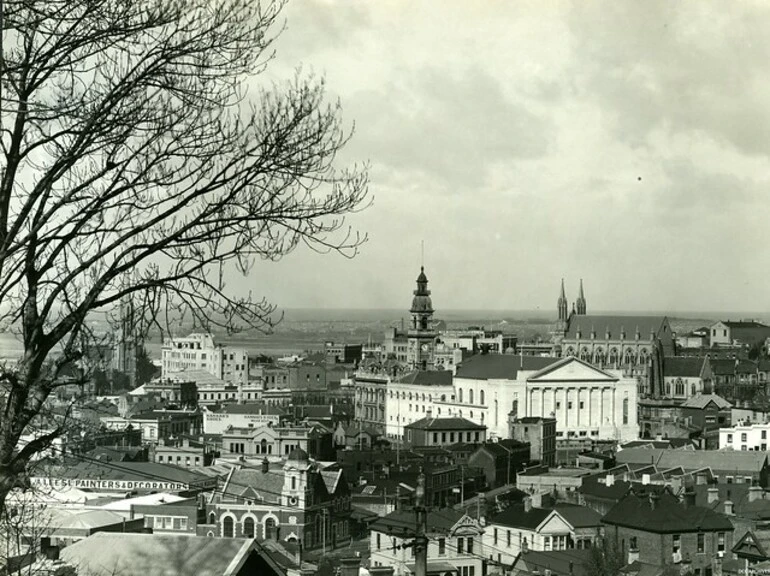 Image: View of the Newly Completed Dunedin Town Hall 1929