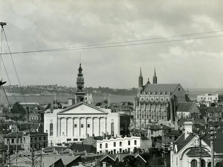 Image: View of the Newly Completed Dunedin Town Hall 1929