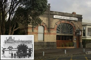 Image: Auckland: old Ponsonby Fire Station, then/now