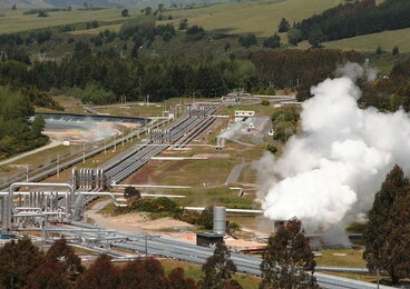 Wairakei Geothermal Steam Field Image: Wairakei Geothermal Steam Field