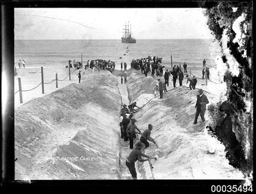 Image: Laying the Pacific Cable from Bondi, Sydney to Auckland, New Zealand