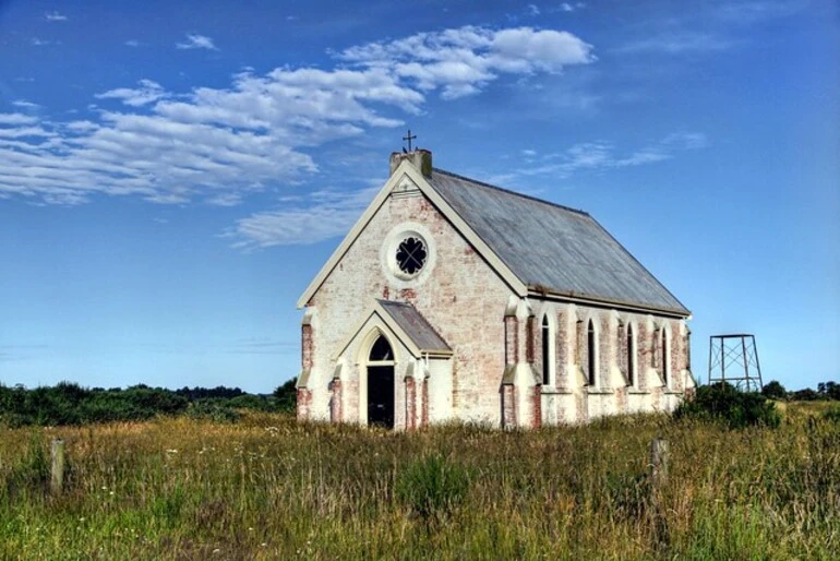Image: Old church, Grays Corner, South Canterbury, New Zealand.
