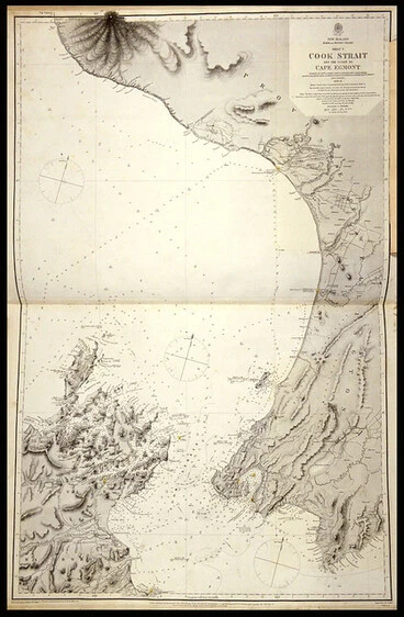 Image: Cook Strait and the Coast to Taranaki, 1858